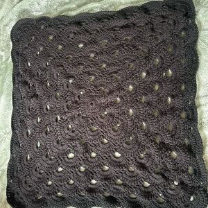 Handmade crochet baby blanket